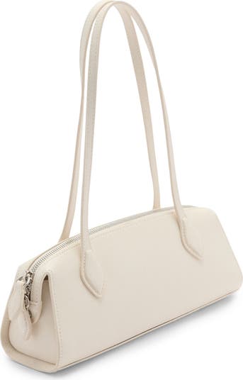 ★TOUT Y EST★ Women's Nylon Bowling Bag Ivory LE2401BG62IV MANGO Faux Leather Bowling Bag | Nordstrom
