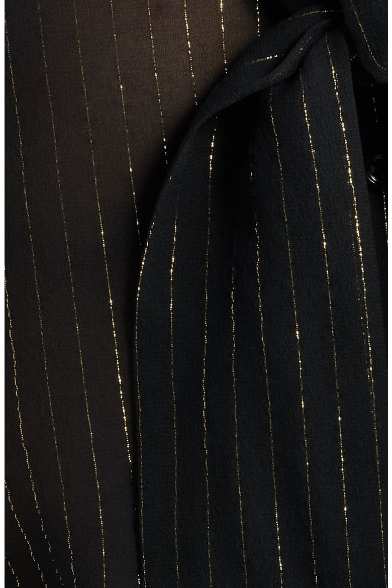 The Sonnet Metallic Stripe Top, Alternate, color, BLACK STRIPE