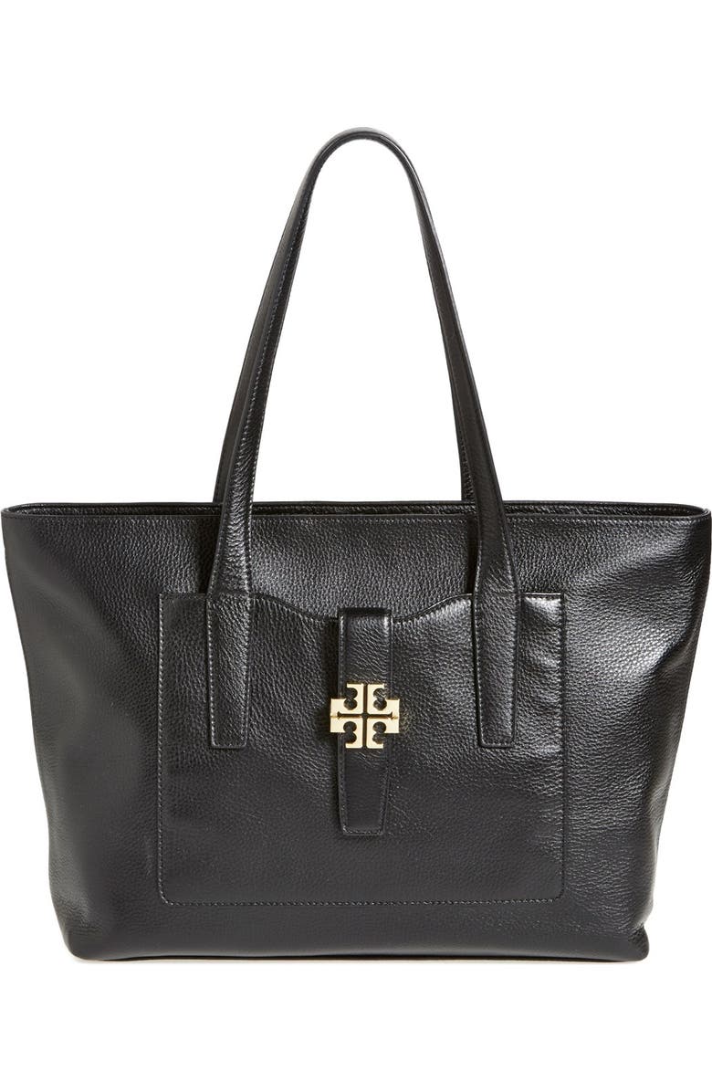Tory Burch 'Plaque' Tote, Main, color,