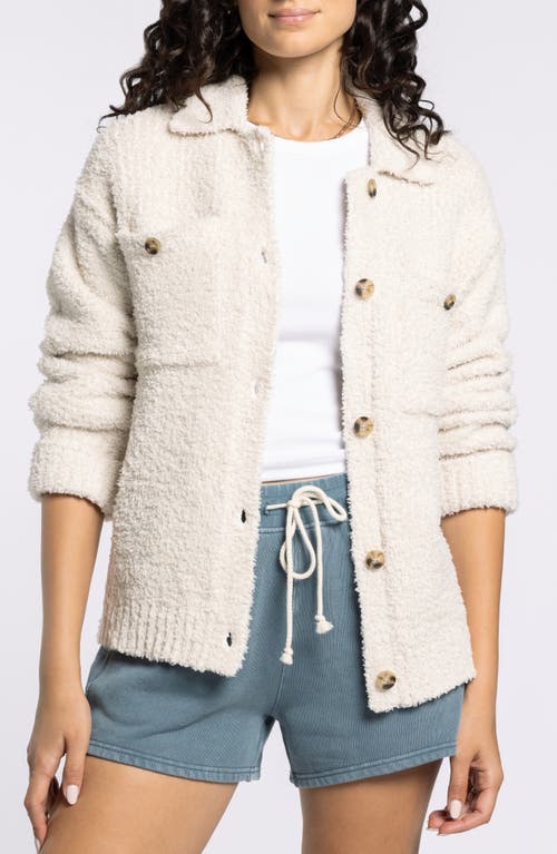 Thread & Supply Lois Sweater Jacket In Animal Print
