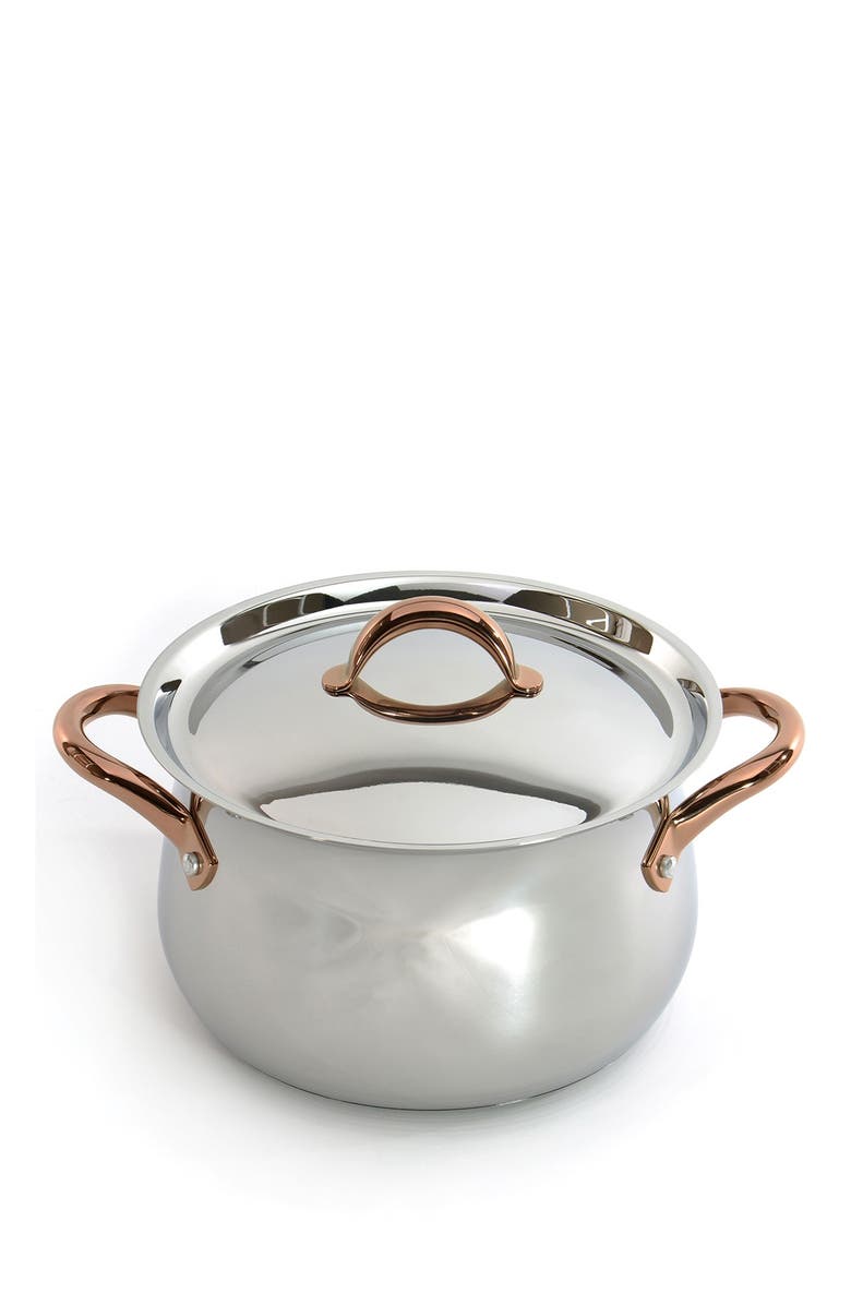 BergHOFF Ouro Gold 9.5" Dutch Oven with Lid, Main, color, Silver