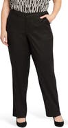 NYDJ Marilyn Straight Leg Linen Blend Trousers