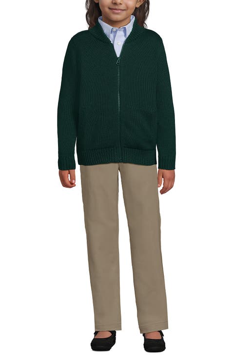 School Uniform Kids Legacy Full Zip Cardigan