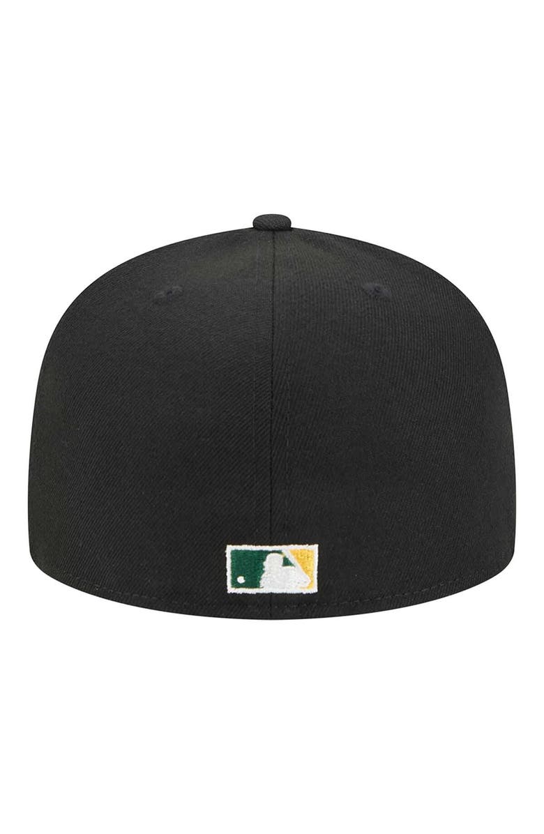 New Era Men's New Era Black Athletics Duo Logo 2.0 59FIFTY Fitted Hat, Alternate, color, 