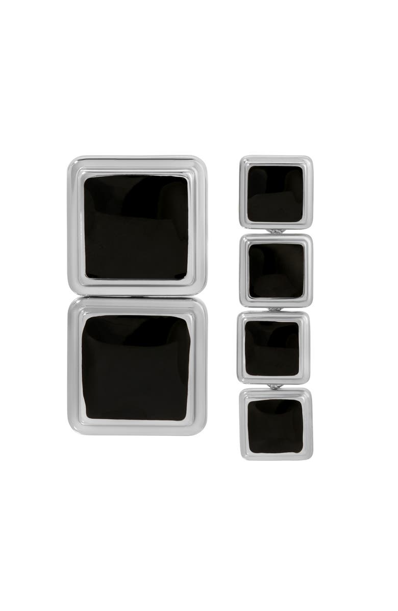 HEAVEN MAYHEM Archer Drop Earrings, Main, color, Silver