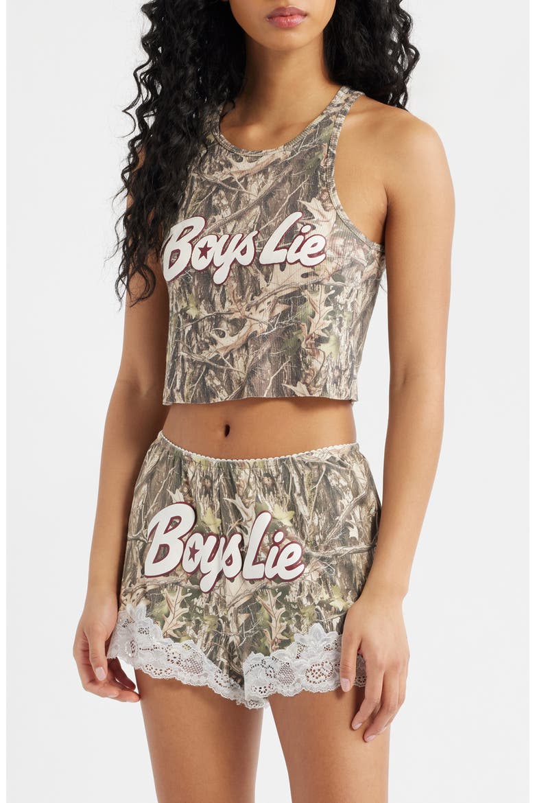 Starlight Graphic Crop Camo Tank, Main, color, MULTI