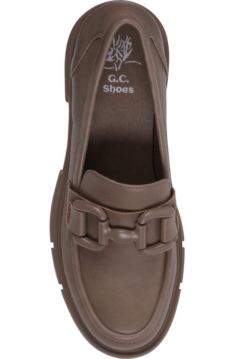GOOD CHOICE NEW YORK Caesar Bit Lug Sole Loafer, Alternate, color, Taupe