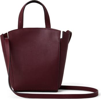 トートバッグ MULBERRY CLOVELLY MINI TOTE BAG Mulberry | Clovelly Mini Tote | Black Cherry Refined Flat Calf