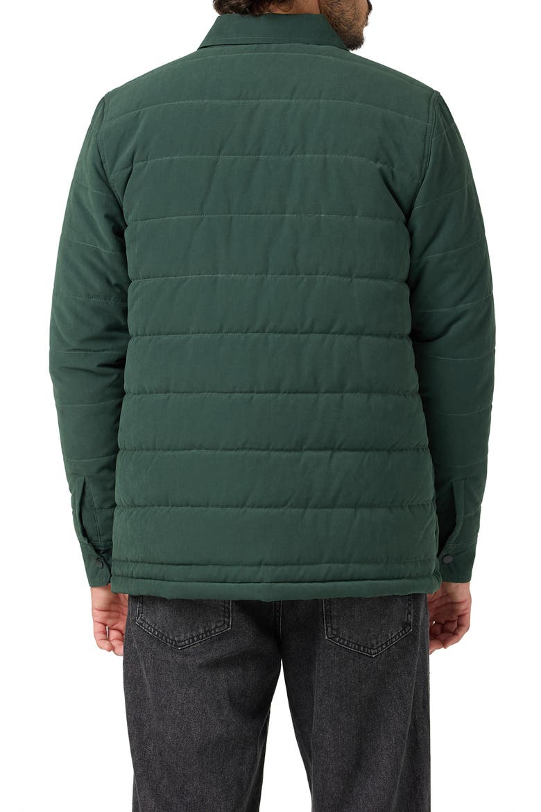 TRVLR Outlander Quilted Jacket, Alternate, color, HUNTER GREEN