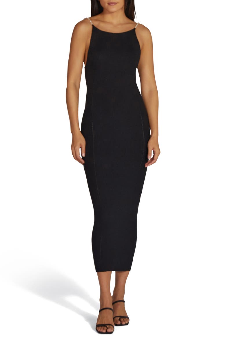 Favorite Daughter Imitation Pearl Strap Dress, Main, color, 