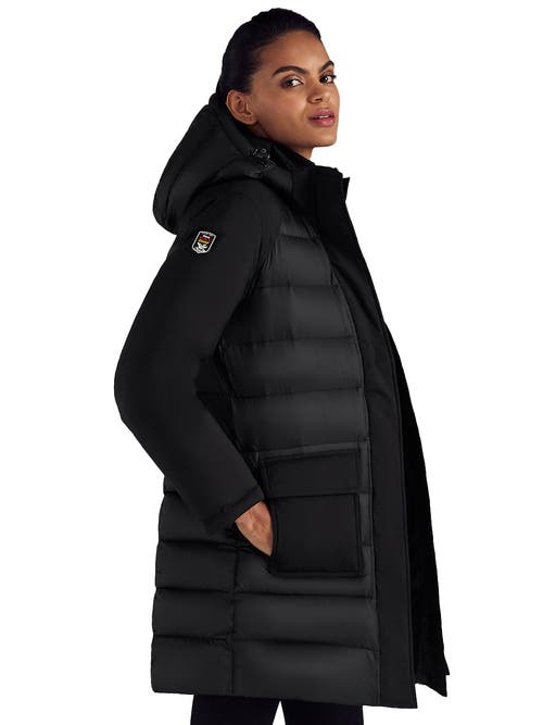 Triple F.a.t. Goose Two-tone Puffer Down Parka In Black