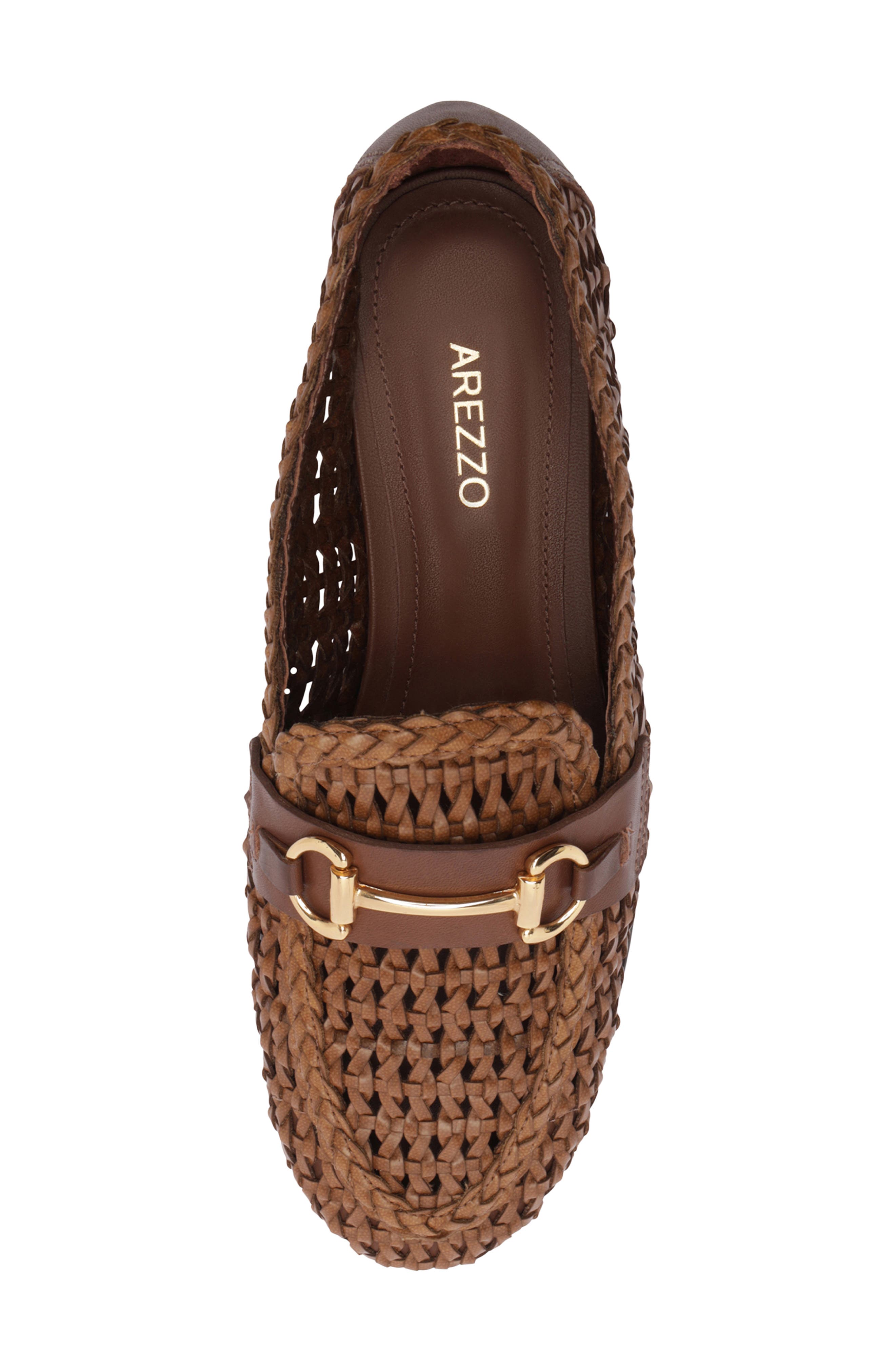 Arezzo Nola Woven Bit Loafer, Alternate, color, Soul Natural