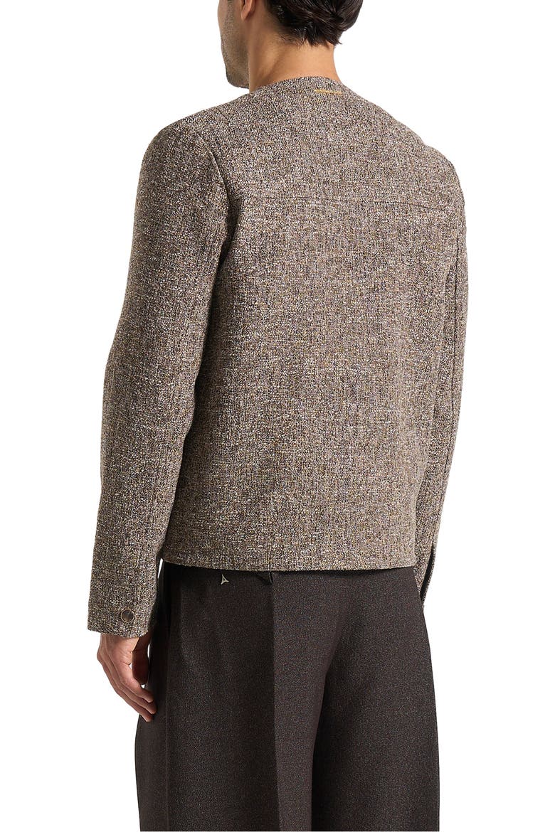 Melvin Textured Jacket, Alternate, color, Brown