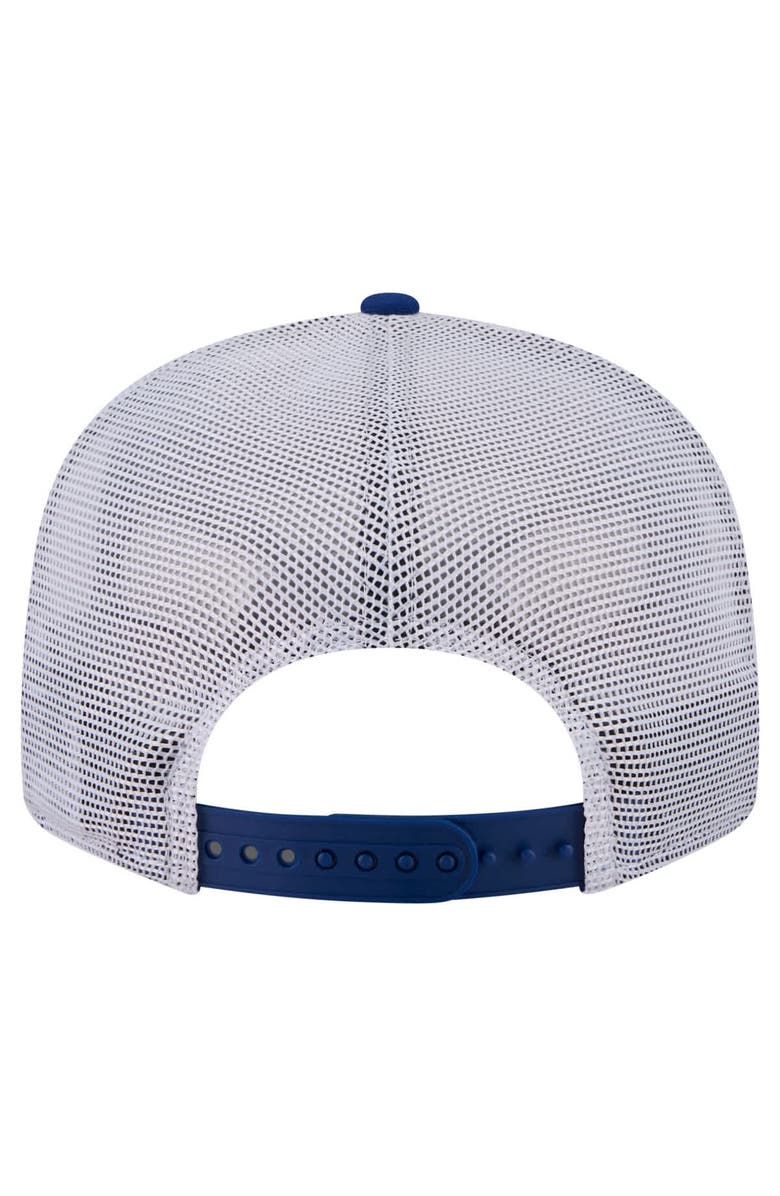 New Era Men's New Era  Royal New England Patriots Core Team 9FIFTY Trucker Snapback Hat, Alternate, color, Royal