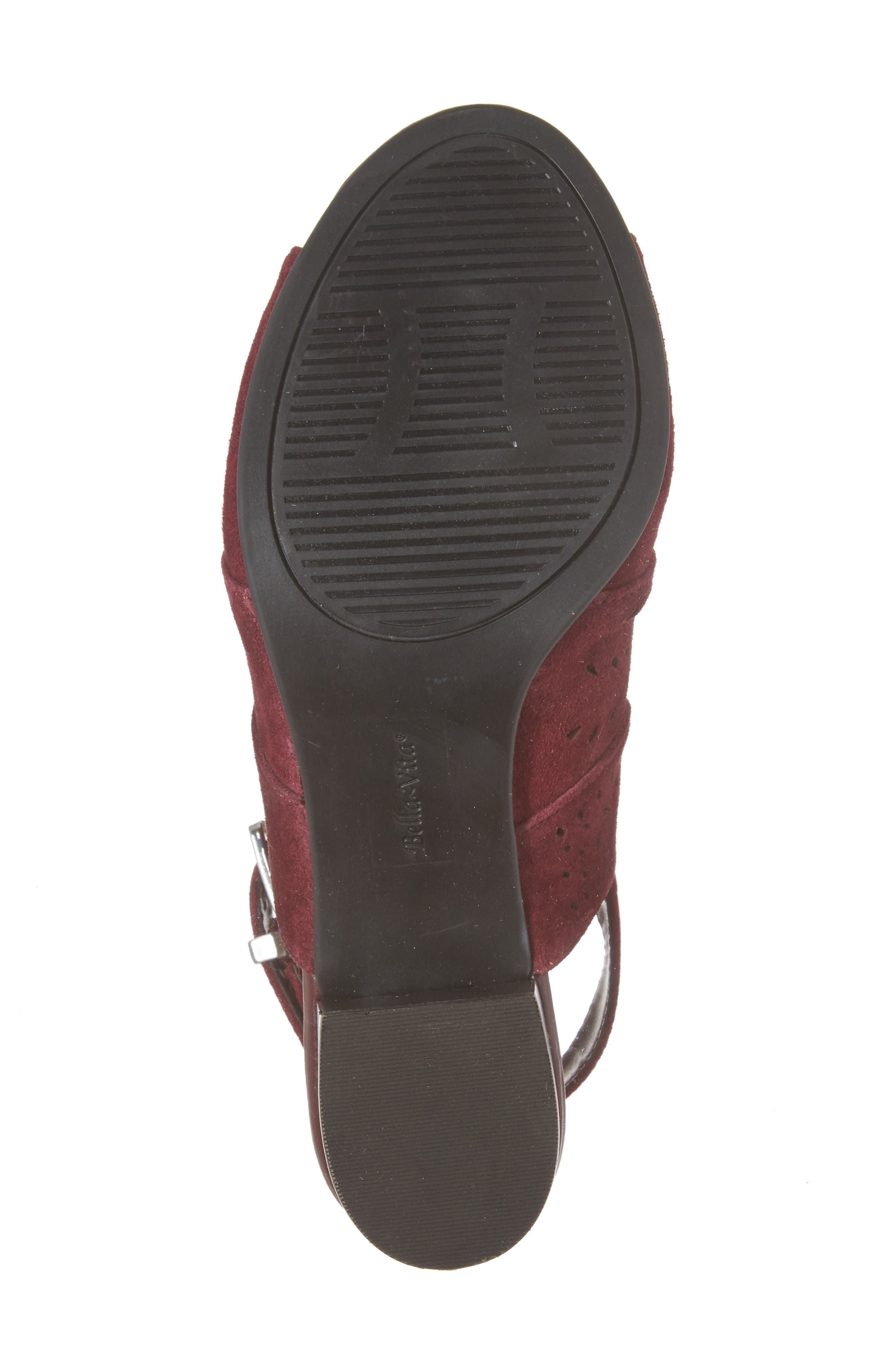 Bella Vita Fonda Perforated Sandal, Alternate, color, 