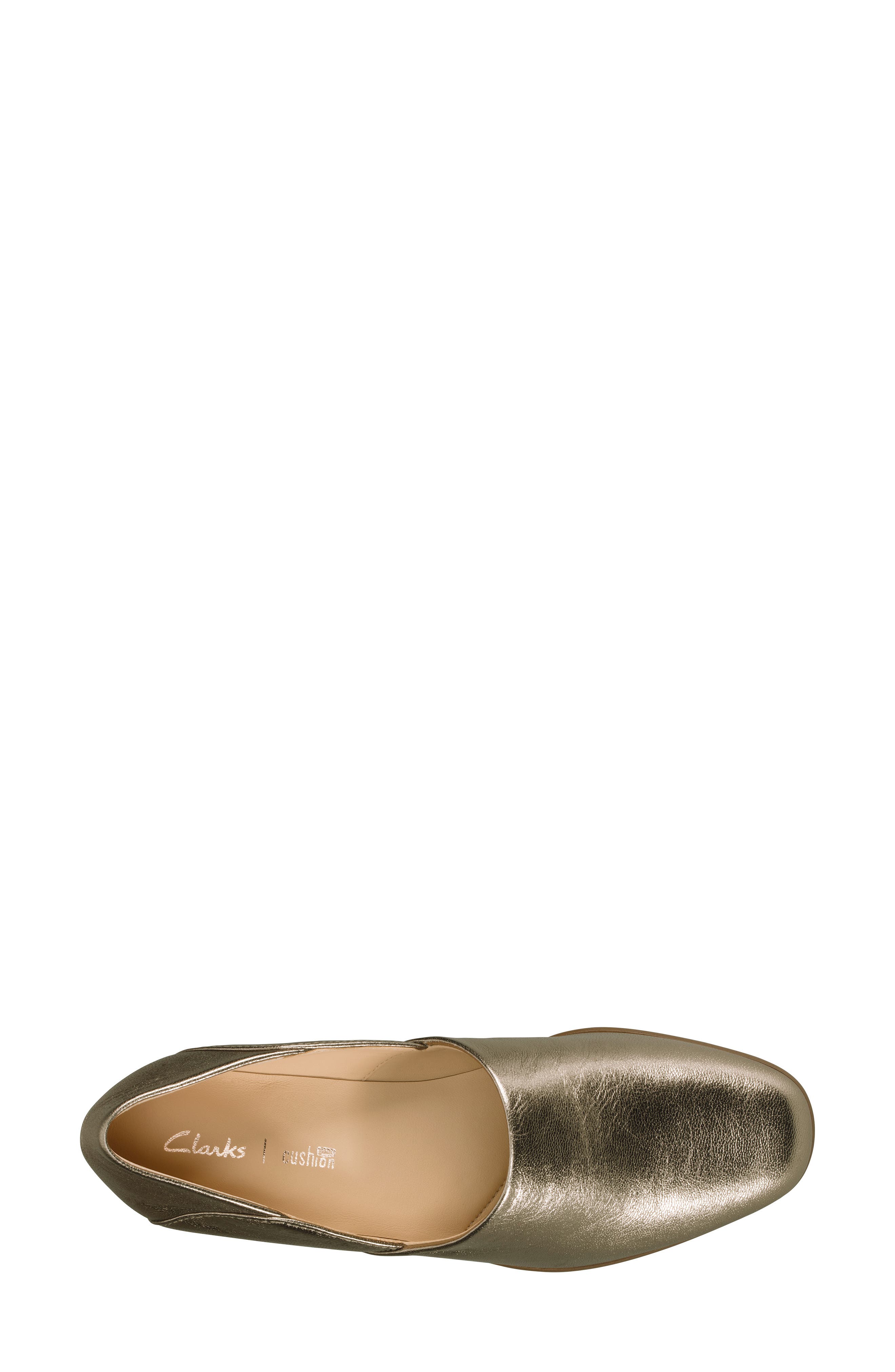 Pure Viola Flat, Alternate, color, STONE METALLIC LEATHER