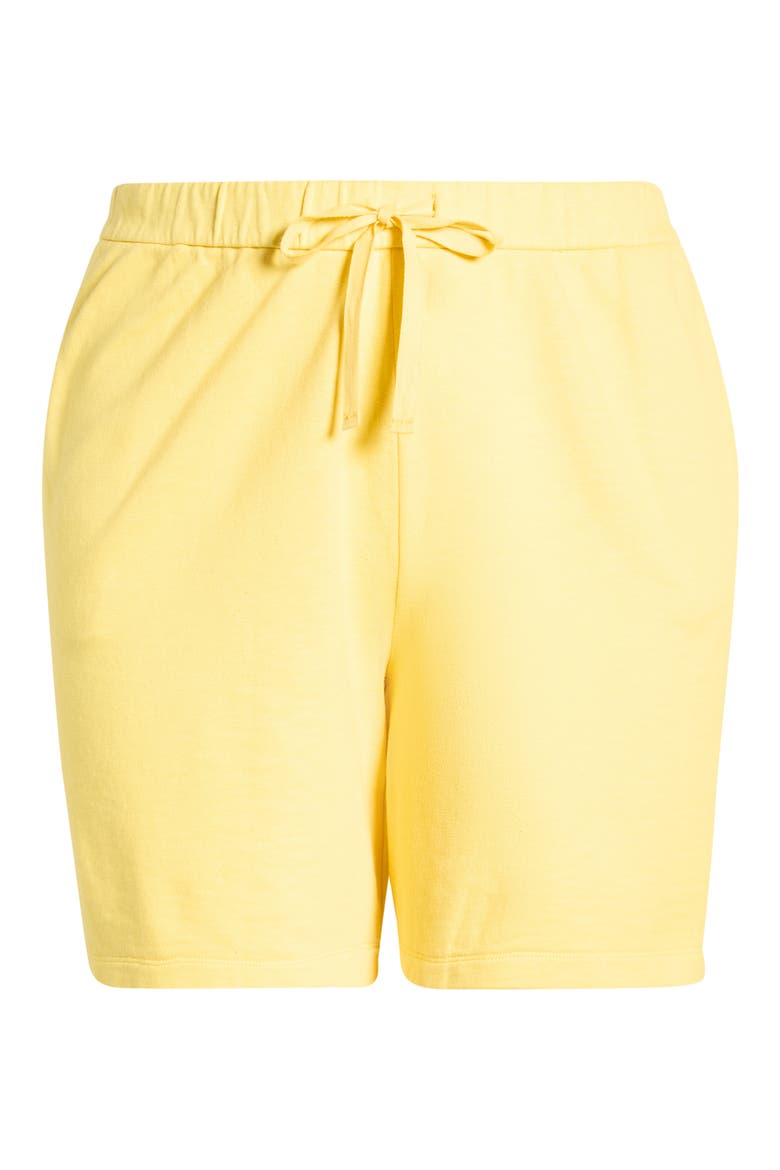Organic Cotton French Terry Drawstring Shorts, Alternate, color, SOLEI