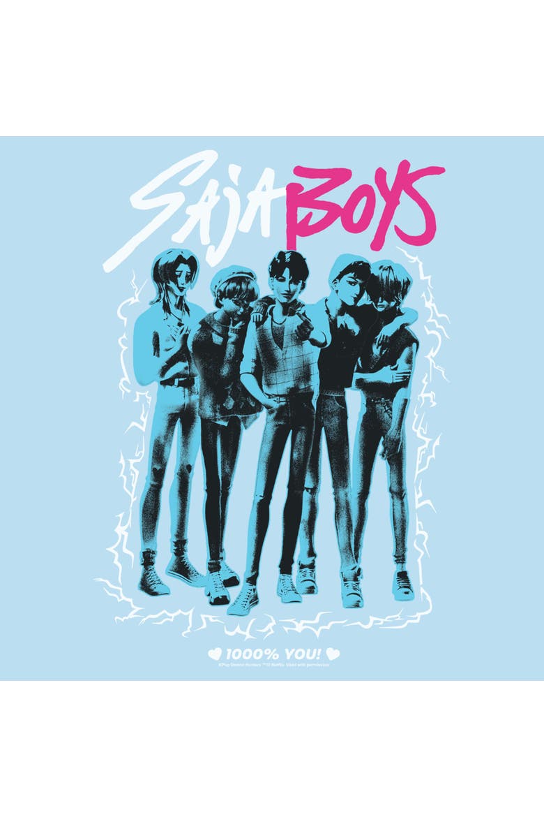 Men's Saja Boys' Portrait T-Shirt, Alternate, color, Light Blue