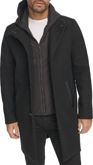 Shops Kenneth Cole Newyork WOOL Mens Coat Small