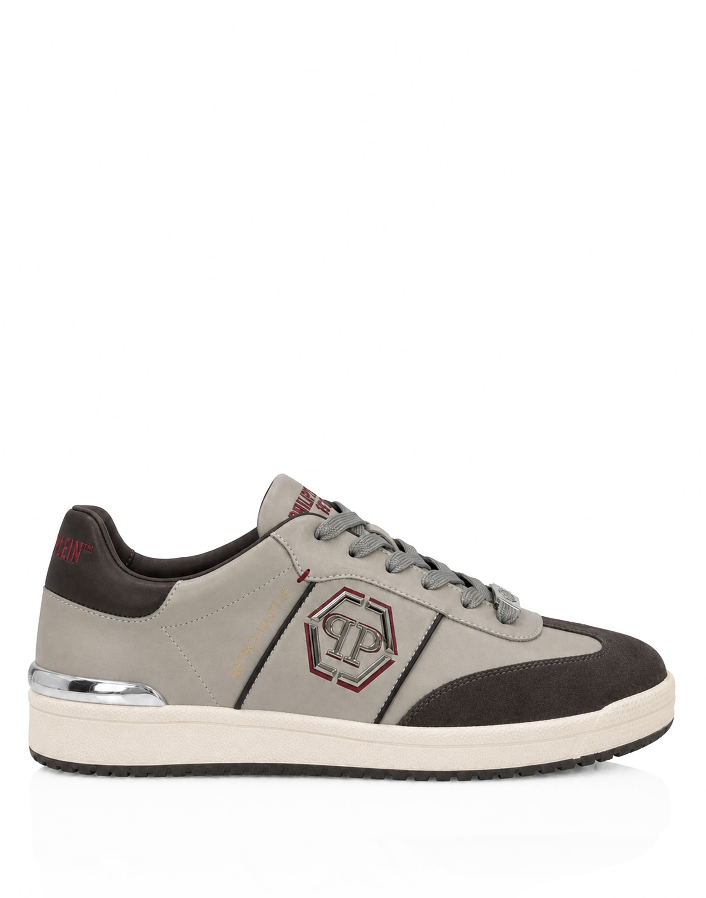 Low Top Sneakers Retro Hustle Bicolor Unisex, Alternate, color, darkbrown