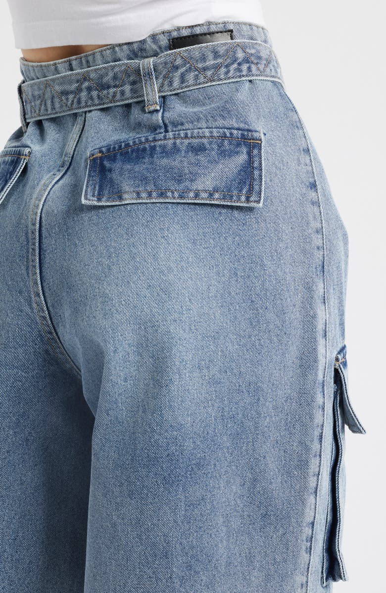 PTCL High Waist Ultra Baggy Cargo Jeans, Alternate, color, 