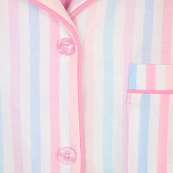Kids' Stripe Two-Piece Pajamas & Scrunchie Set