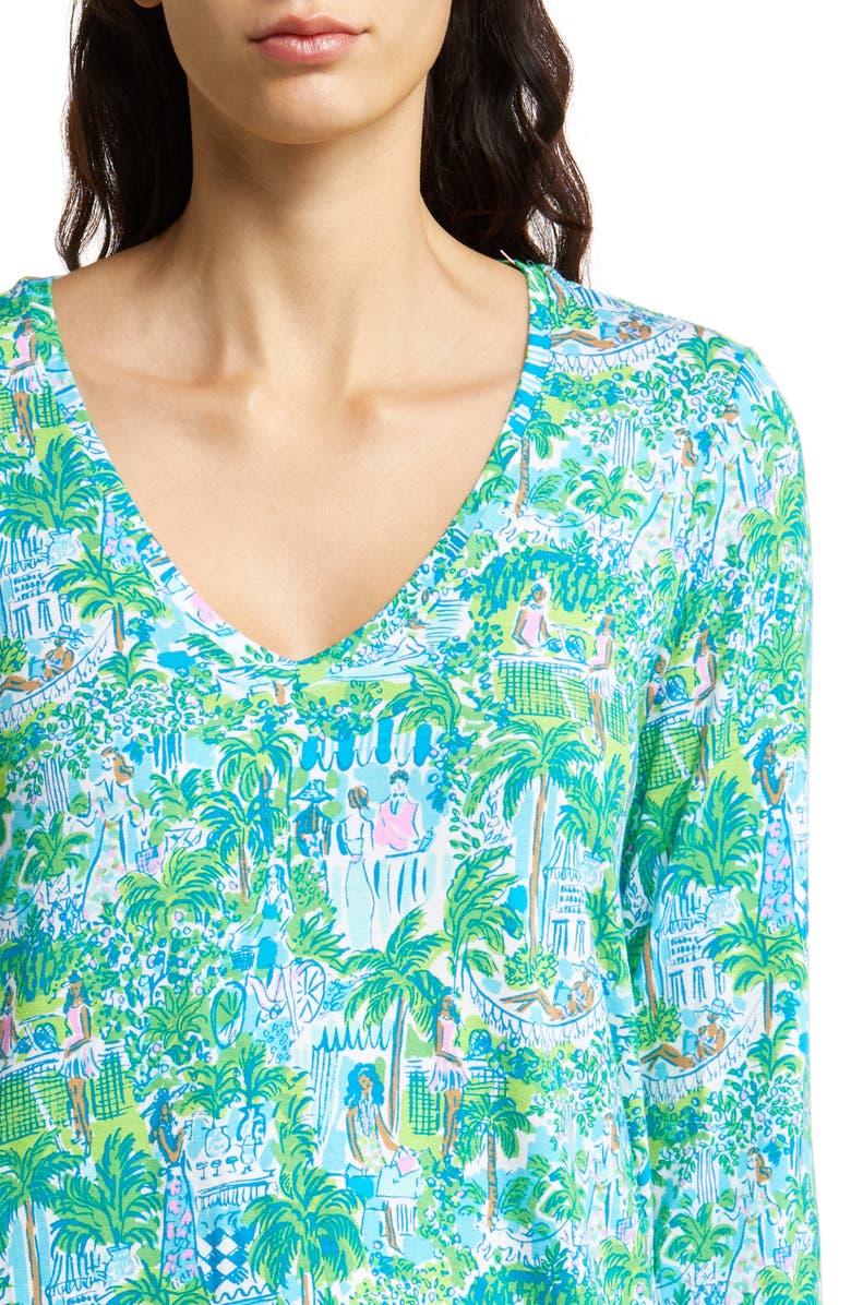 Lilly Pulitzer<sup>®</sup> Knit Pajama Top, Alternate, color,