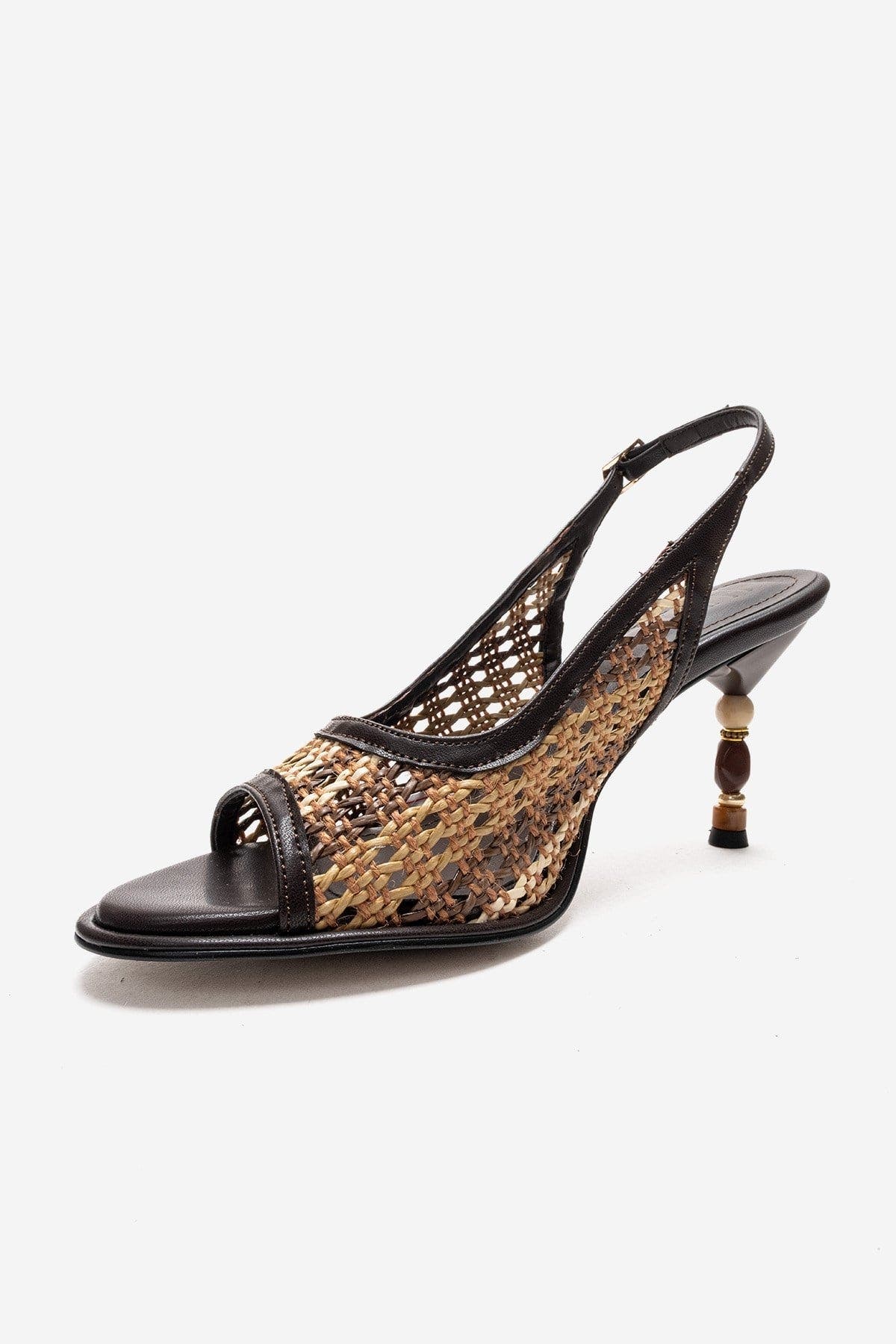 Prologue Shoes Soven Stiletto Sandal, Alternate, color, Brown