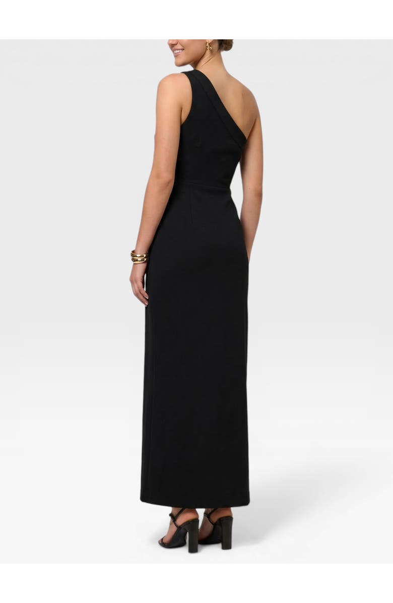 RACHEL Rachel Roy Lara One-Shoulder Cutout Maxi Dress, Alternate, color, Black