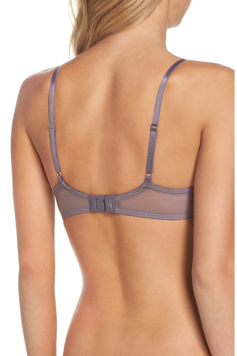 Highlight Contour Underwire Bra, Alternate, color, GUNMETAL