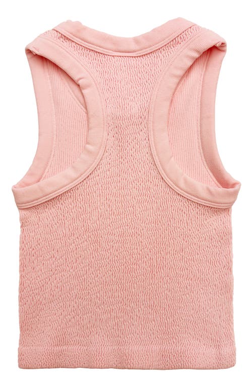 Suzette Collection Kids' Smocked Racerback Tank In Neutral