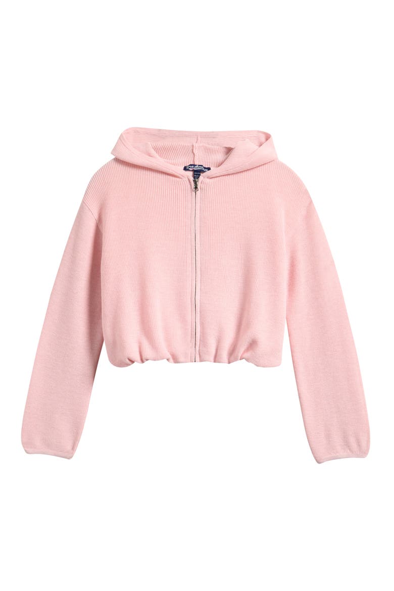 Kids' Zip Hoodie, Main, color, LIGHT PINK