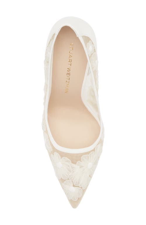 Stuart Weitzman Stuart Power 100 Pump In Cream.