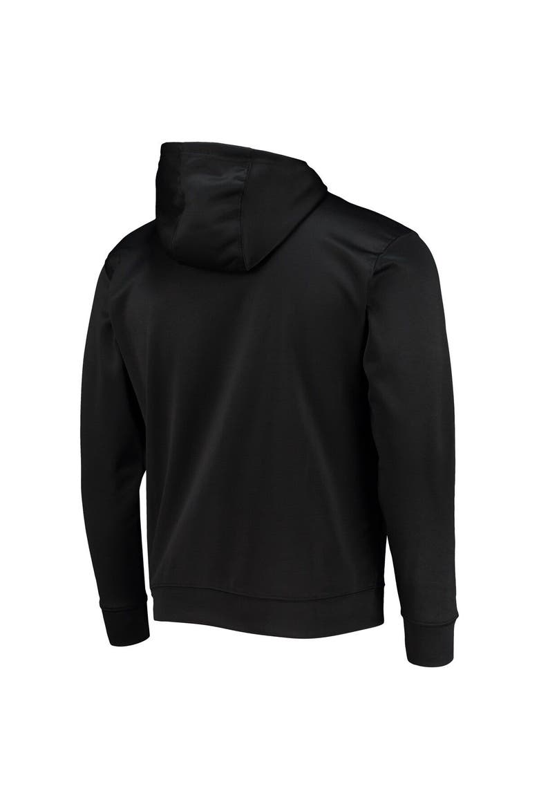 Men's New Era Black New Orleans Saints Combine Authentic Hard Hash Pullover Hoodie, Alternate, color, Black