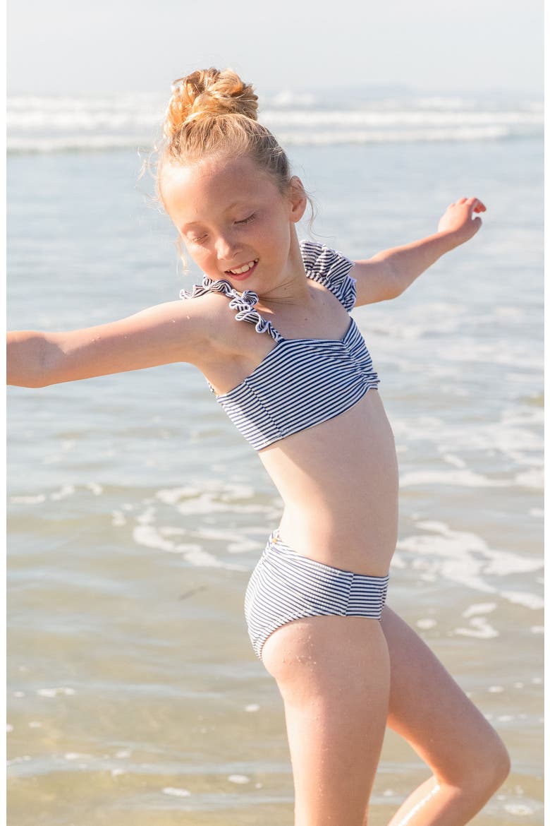 Kids' Flutter Two-Piece Swimsuit, Alternate, color, ANCHOR