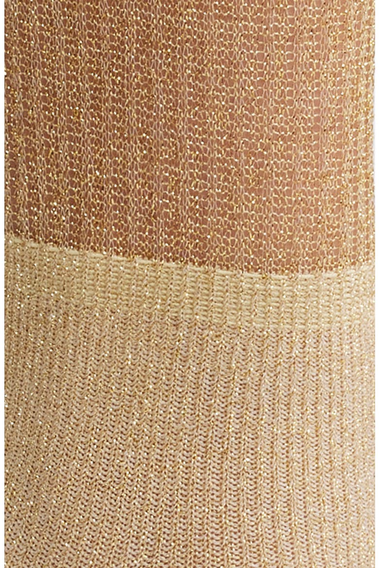 Shimmery Lights Crew Socks, Alternate, color, YELLOW