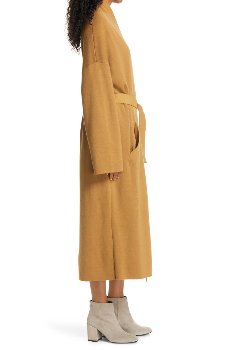 Emory Merino Wool Sweater Coat, Alternate, color, CAMEL