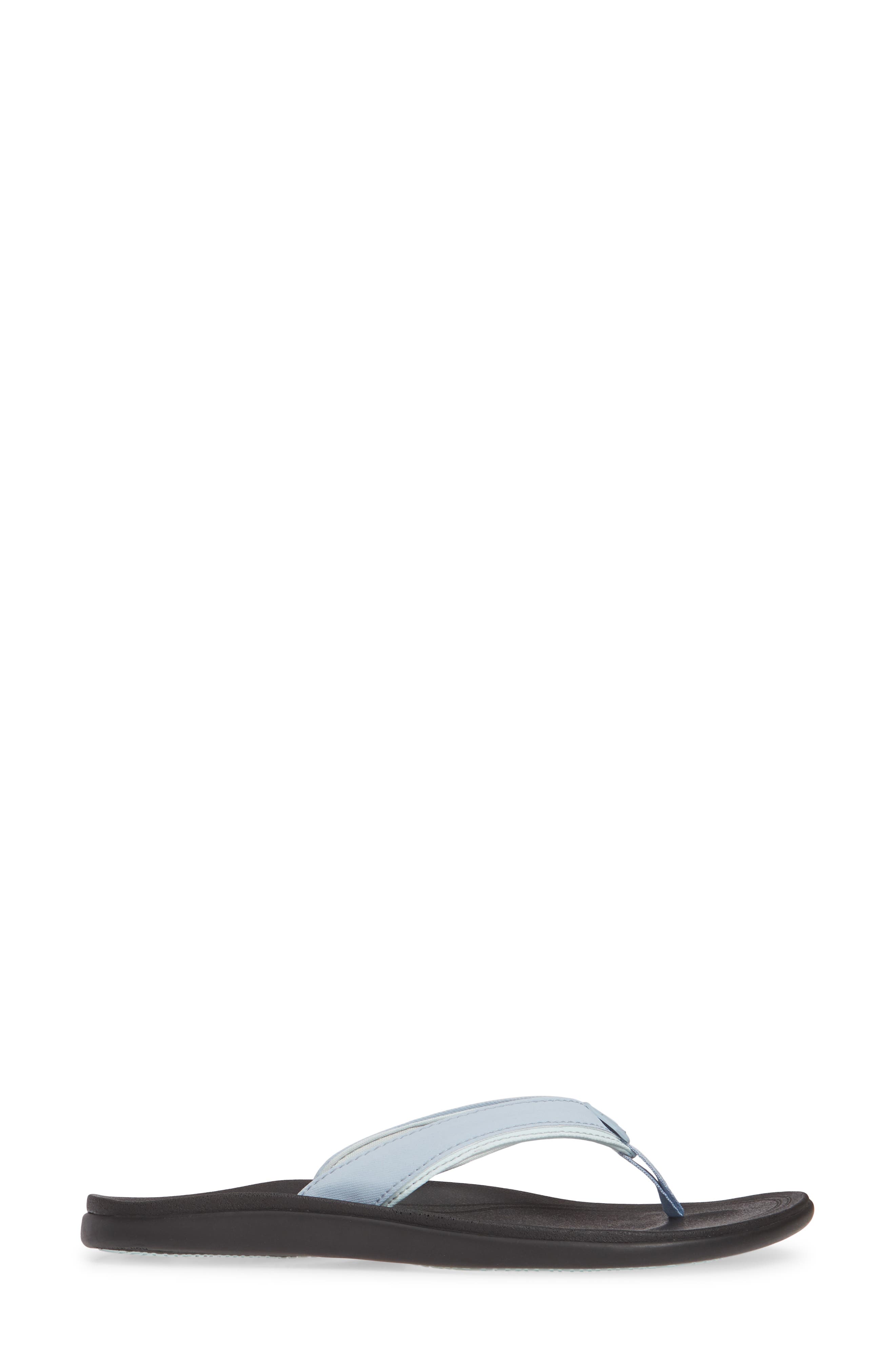 Punua Flip Flop, Alternate, color, CLOUD BLUE/ BLACK