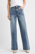 Wit & Wisdom Sam High Waist Wide Leg Jeans