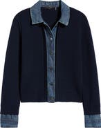 KOBI HALPERIN 
Veronique
 Pointelle Detail V-Neck Sweater