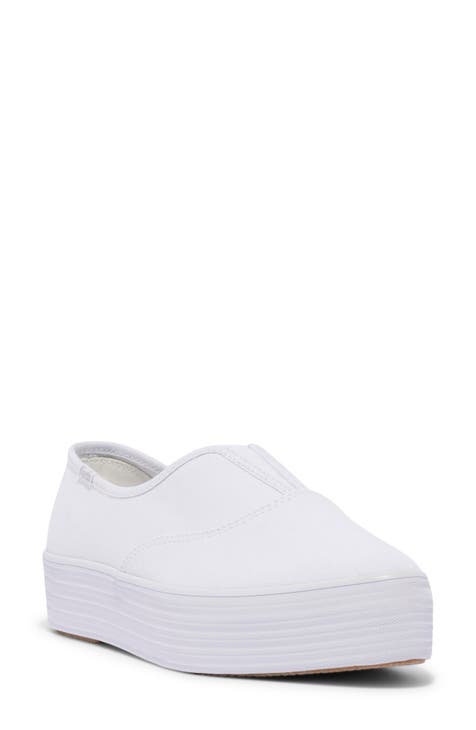 Keds white platform sneakers hotsell