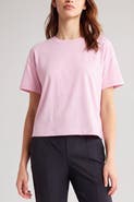 Menina Step Boxy Short Sleeve Crewneck Organic Cotton T-Shirt