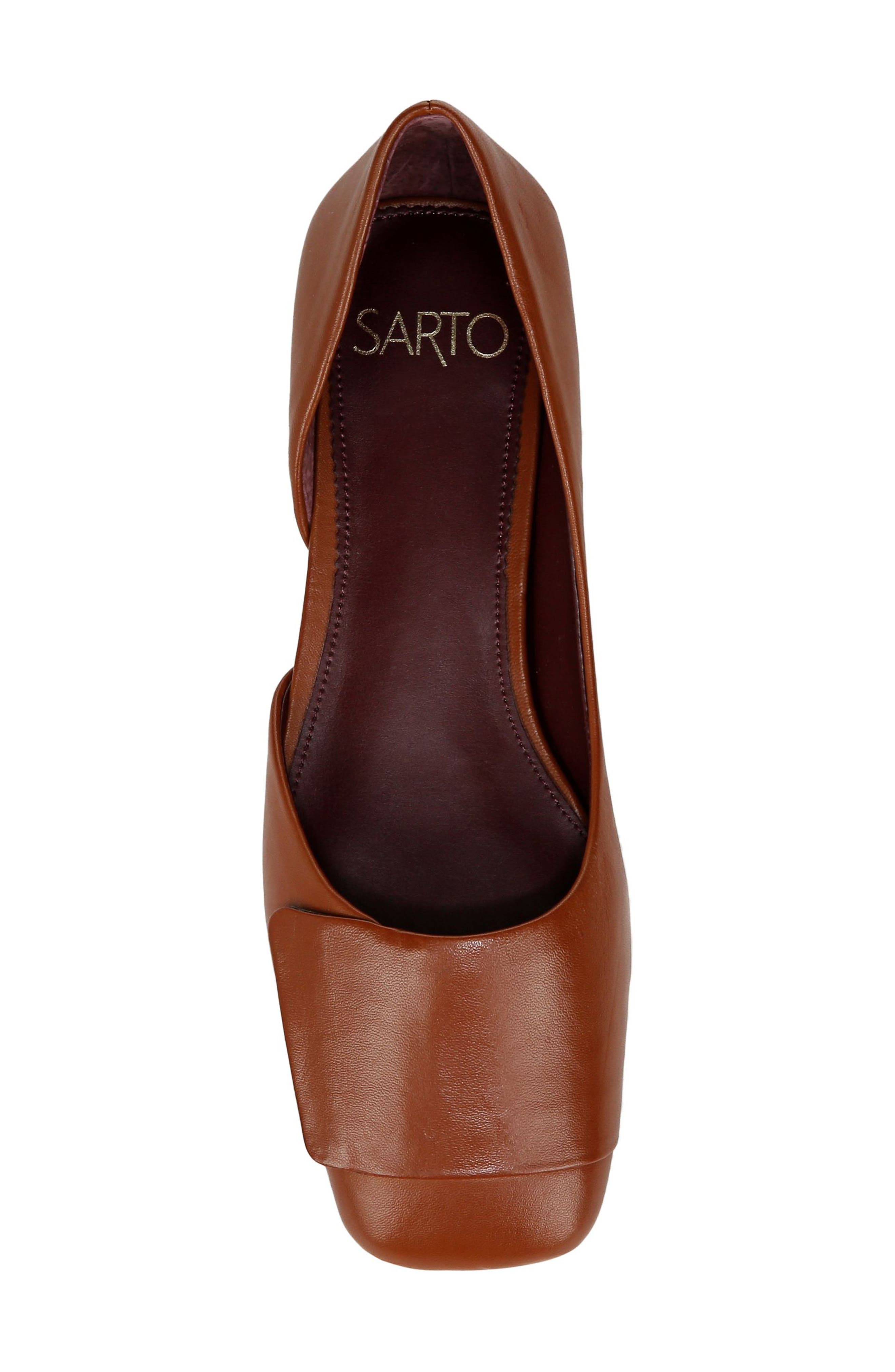 SARTO by Franco Sarto Tracy Square Toe d'Orsay Flat, Alternate, color, 