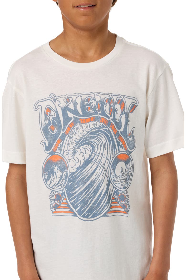Kids' Psychd Classic Cotton Graphic T-Shirt, Alternate, color, TOFU
