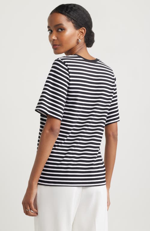 Nordstrom Relaxed Fit Pima Cotton Crewneck T-shirt In Blue