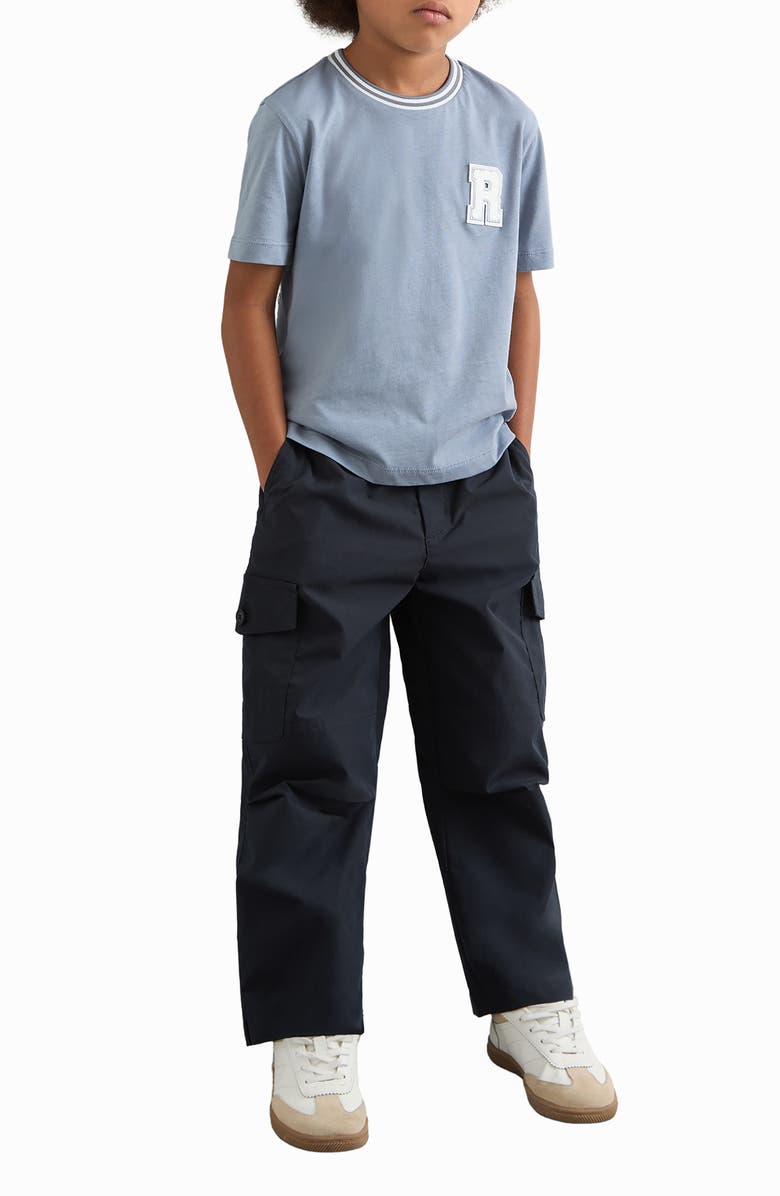 Reiss Kids' Garret Cargo Pants, Alternate, color, Navy