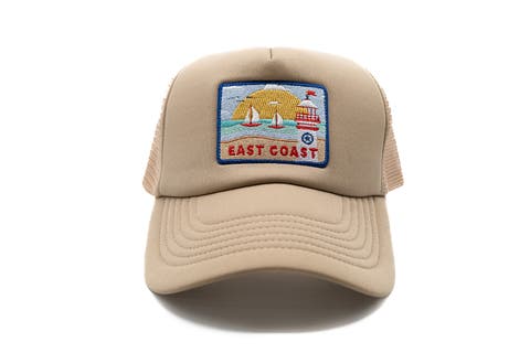 East Coast Postcard Trucker Hat - Adult
