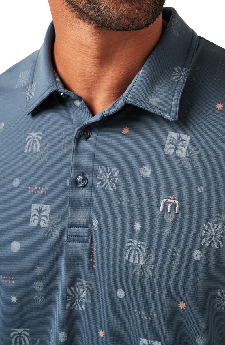 TravisMathew Quick Trip Polo, Alternate, color, Mood Indigo/ Vintage Indigo