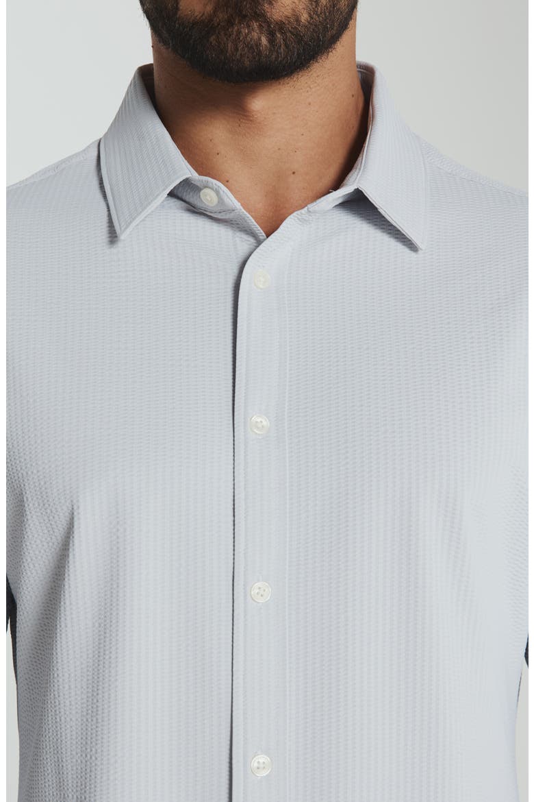 Ferris Seersucker Button-Up Shirt, Alternate, color, PLATINUM