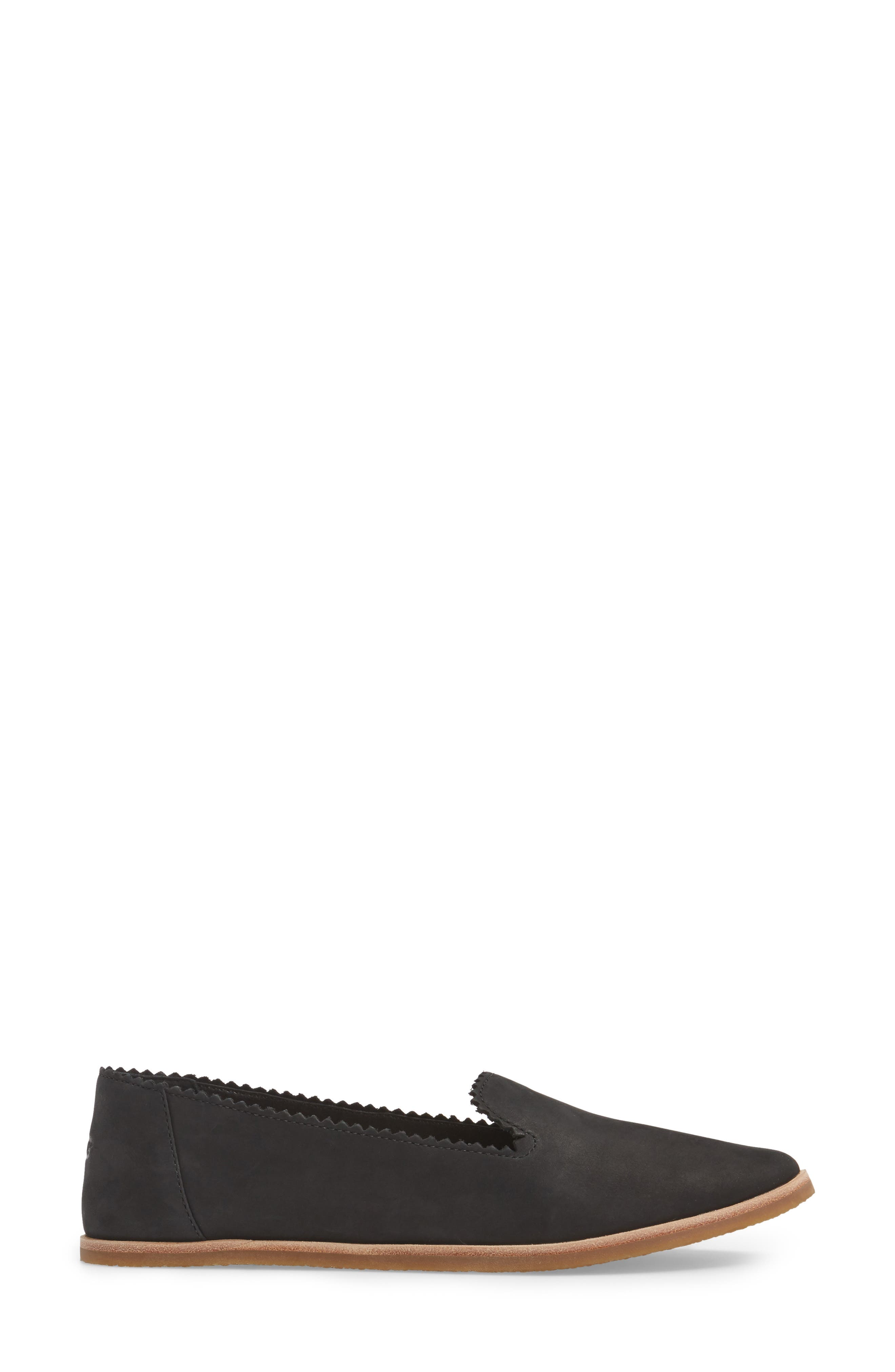 Vista Slip-On Flat, Alternate, color, BLACK NUBUCK LEATHER